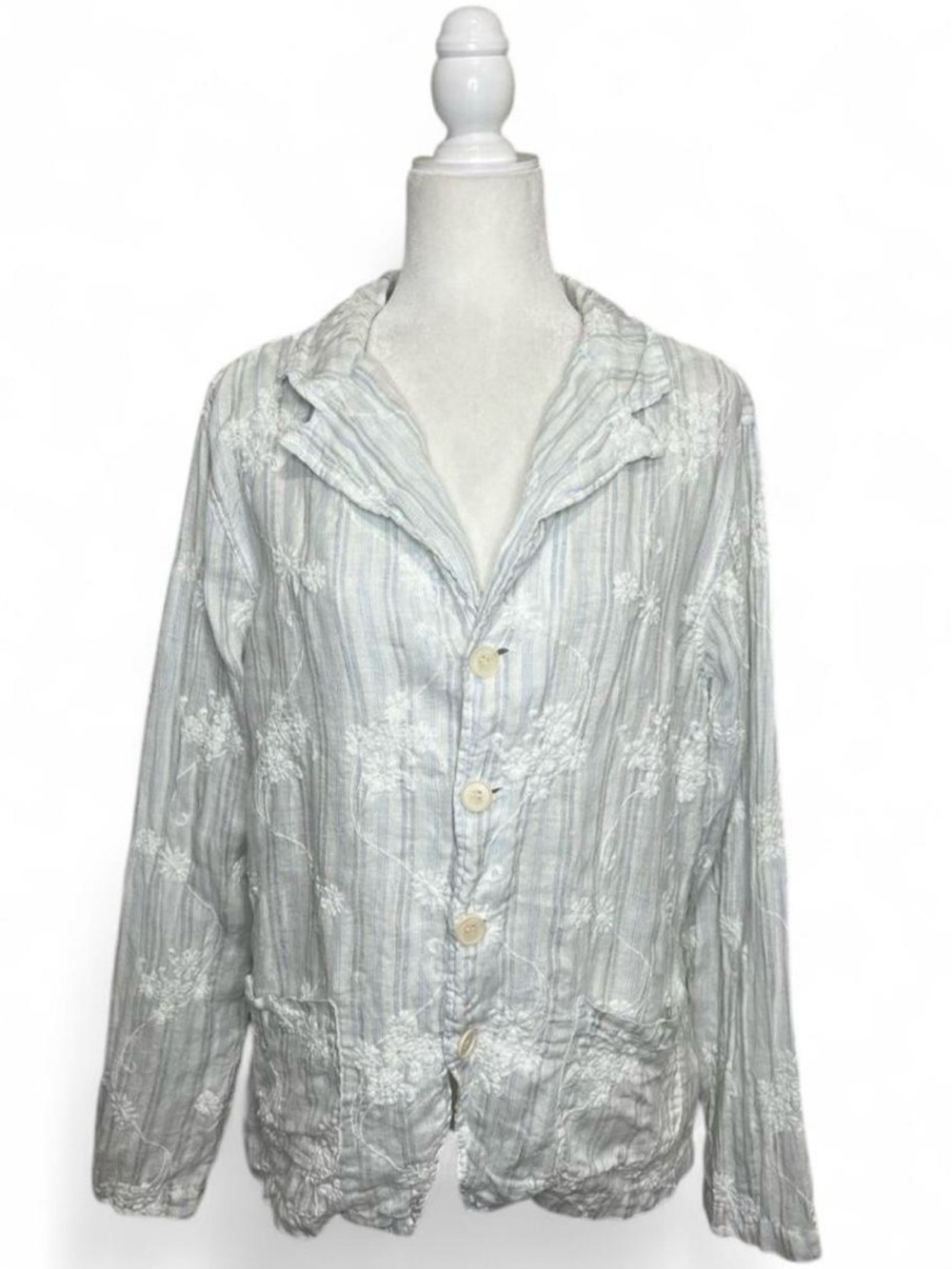 CP SHADES Angelica Linen Jacket / Button
Up Top
